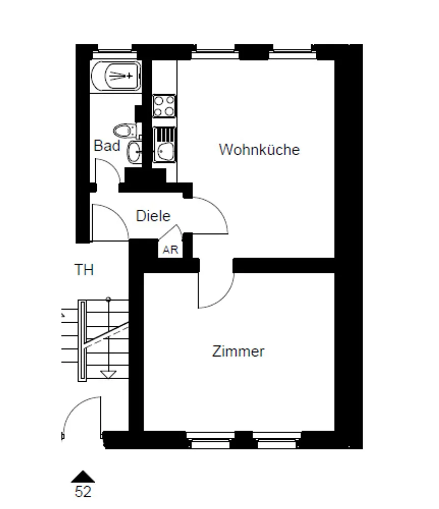 2 Zimmer Wohnung mit 40 m² in Dorsten – Bild 12
