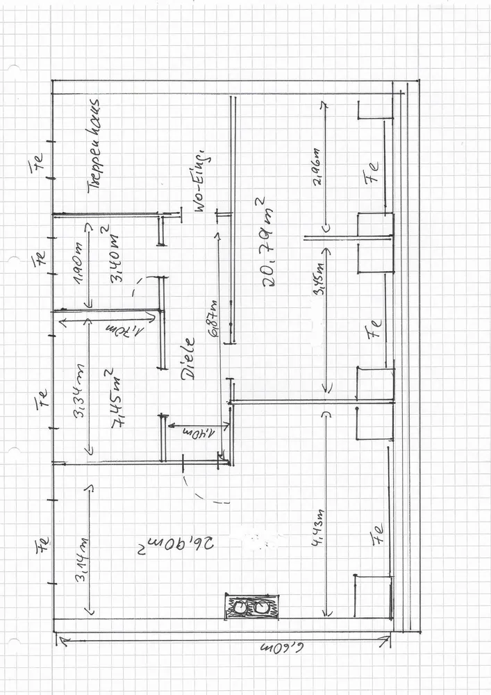 2 Zimmer Wohnung mit 65 m² in Essen – Bild 2