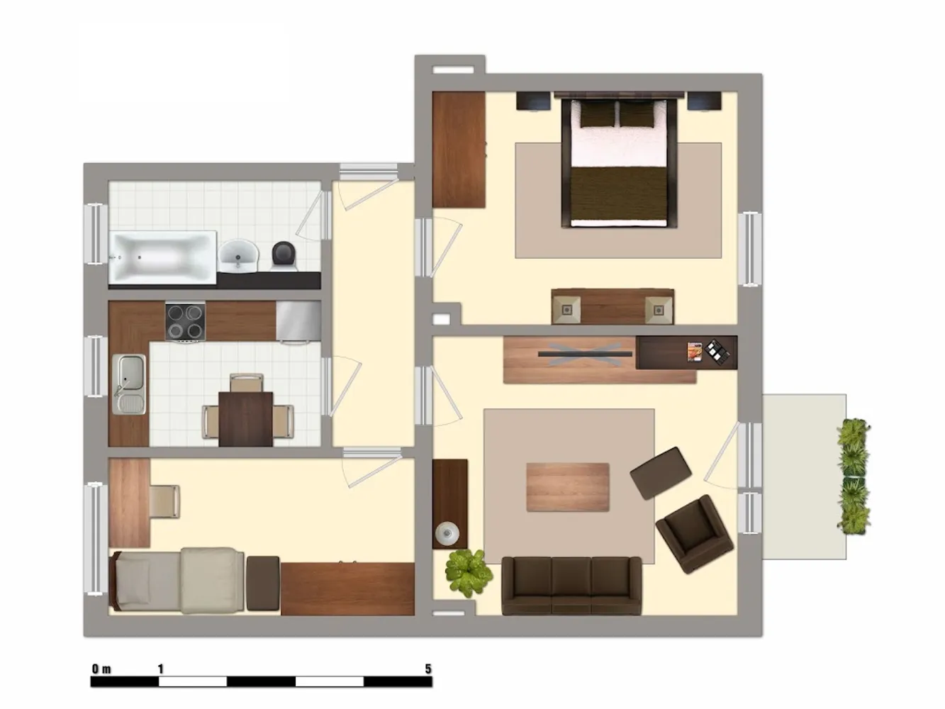 3 room apartment with 60 m² in Zeitz – Photo 6