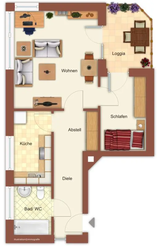 2 Zimmer Wohnung mit 52 m² in Mönchengladbach – Bild 5