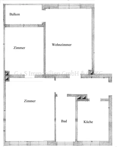 3 Zimmer Wohnung mit 64 m² in Braunschweig – Bild 2