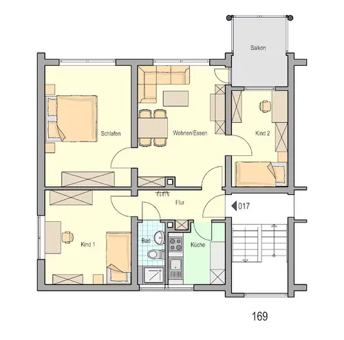 4 Zimmer Wohnung mit 65 m² in Stuttgart – Bild 6