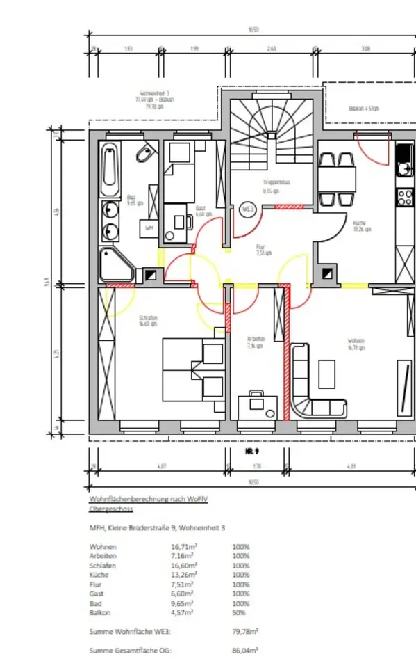 3 Zimmer Wohnung mit 80 m² in Werdau – Bild 5