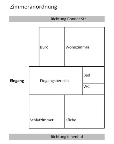 3 Zimmer Wohnung mit 70 m² in Köln – Bild 2