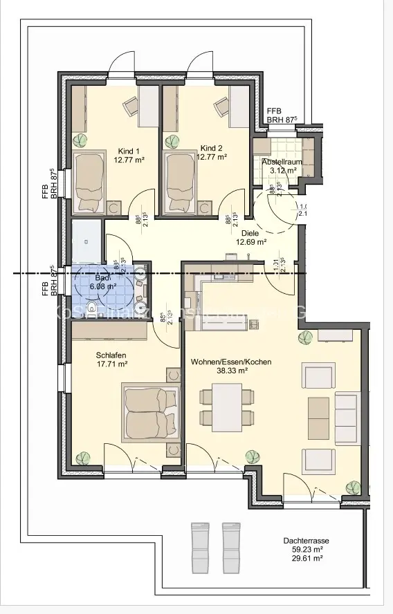 4 Zimmer Wohnung mit 133 m² in Papenburg – Bild 5