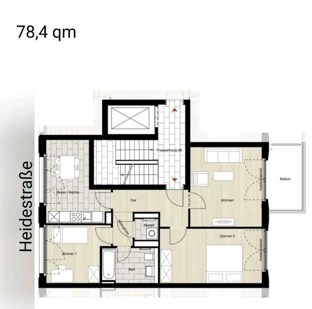 3 Zimmer Wohnung mit 78 m² in Berlin – Bild 1