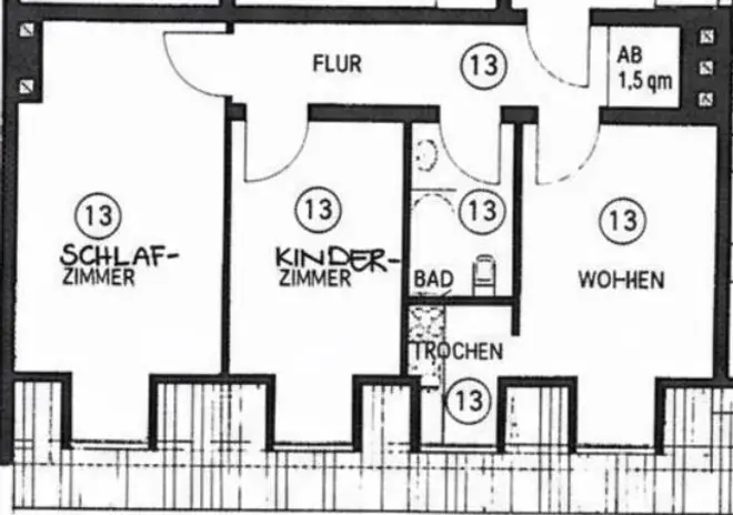 3 Zimmer Wohnung mit 67 m² in München – Bild 5