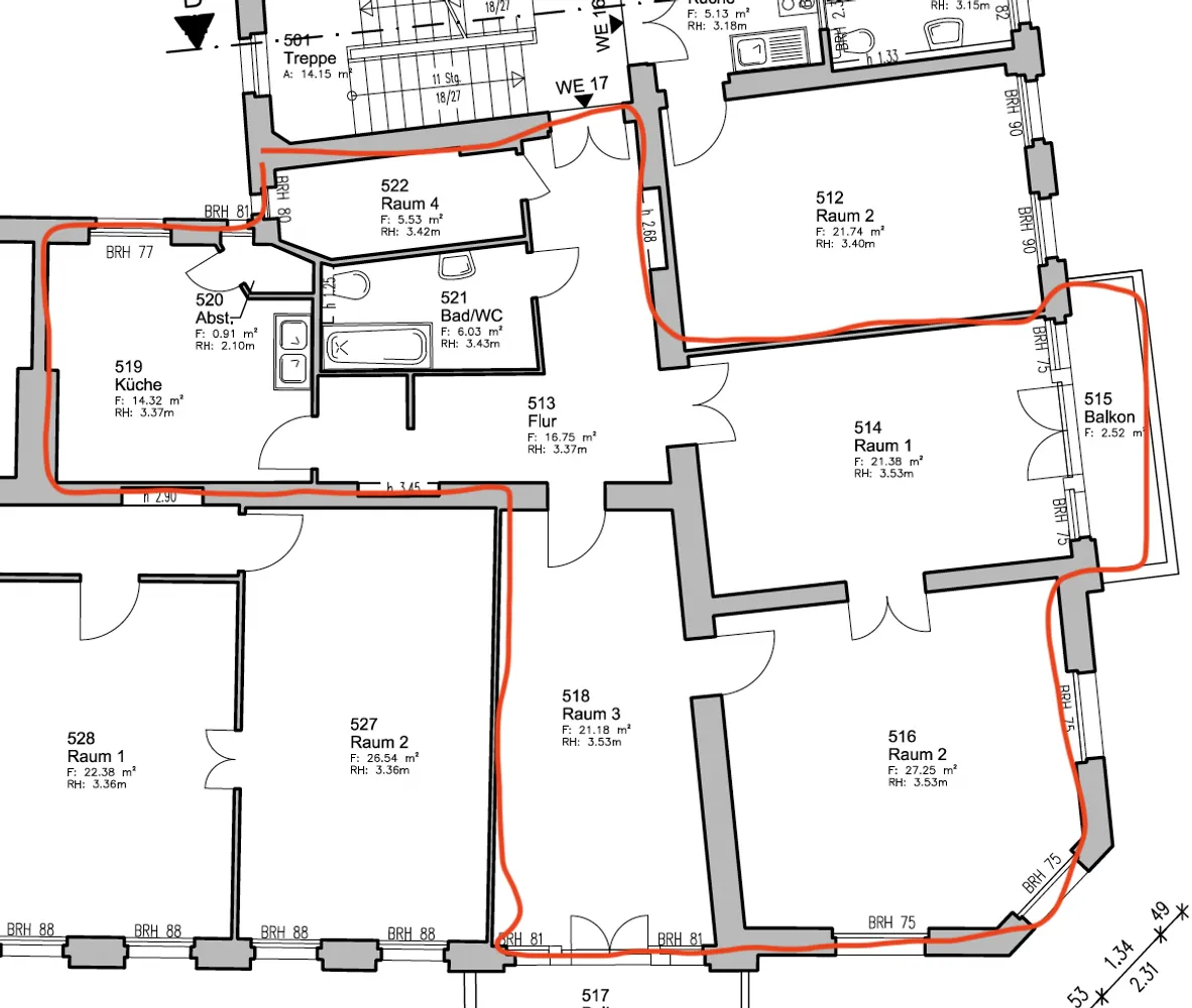 4 Zimmer Wohnung mit 118 m² in Berlin – Bild 2