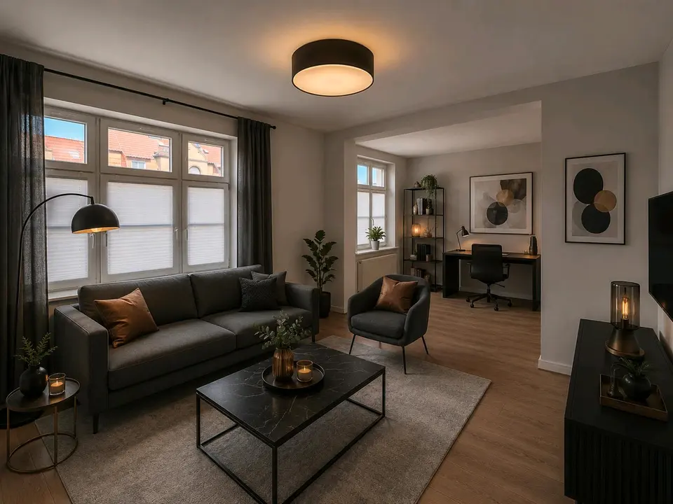 3 Zimmer Wohnung mit 96 m² in Halle (Saale) – Bild 1