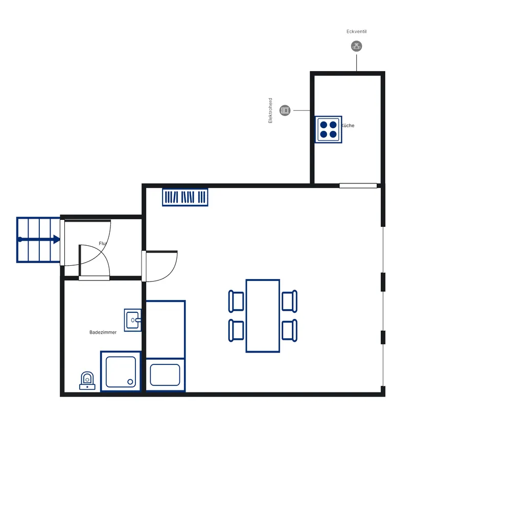 1 Zimmer Wohnung mit 36 m² in Hannover – Bild 2