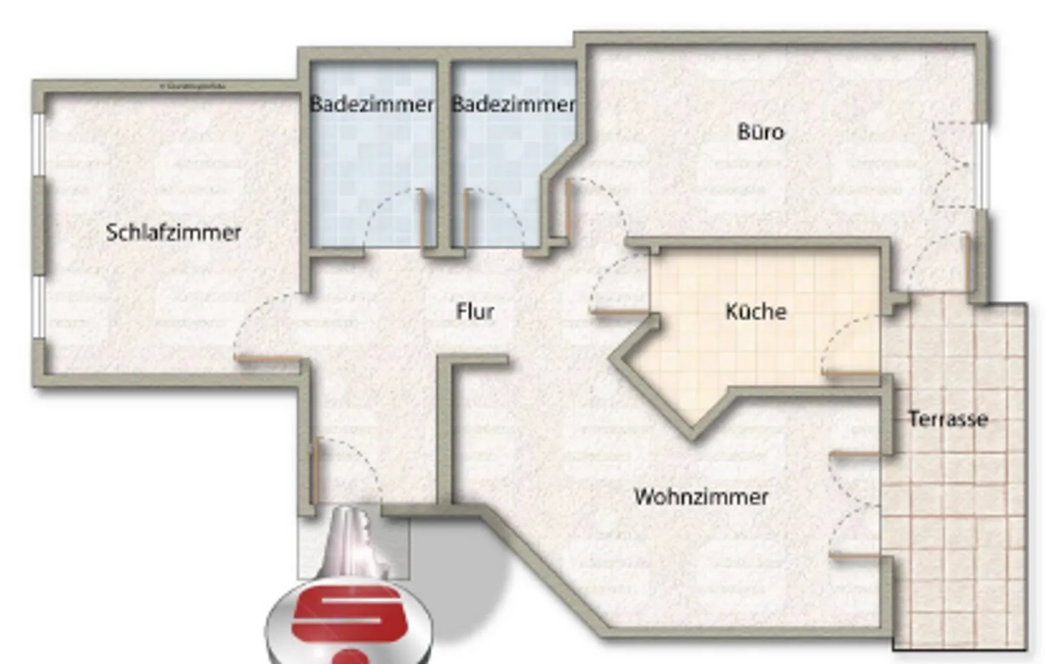 3 Zimmer Wohnung mit 84 m² in Paderborn – Bild 2