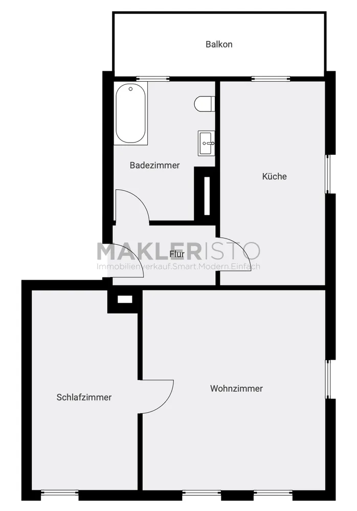 2 Zimmer Wohnung mit 67 m² in Dresden – Bild 12