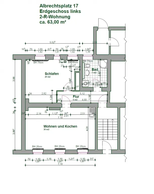 2 Zimmer Wohnung mit 63 m² in Dessau-Roßlau – Bild 10