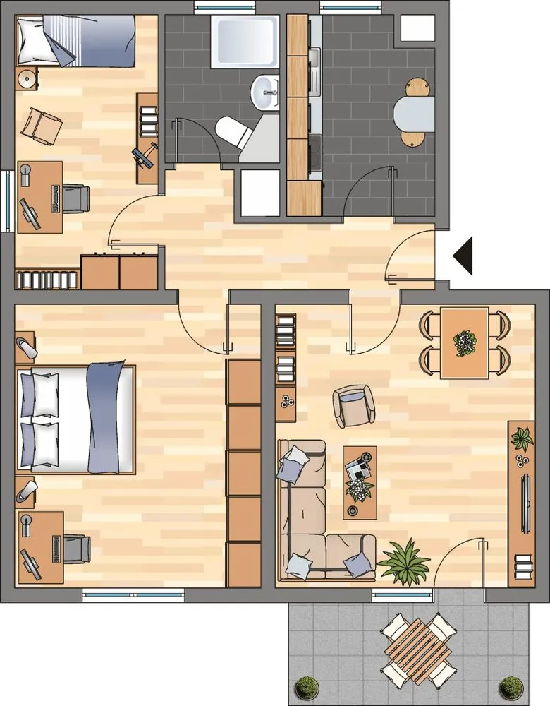 3 Zimmer Wohnung mit 58 m² in Bremerhaven – Bild 11