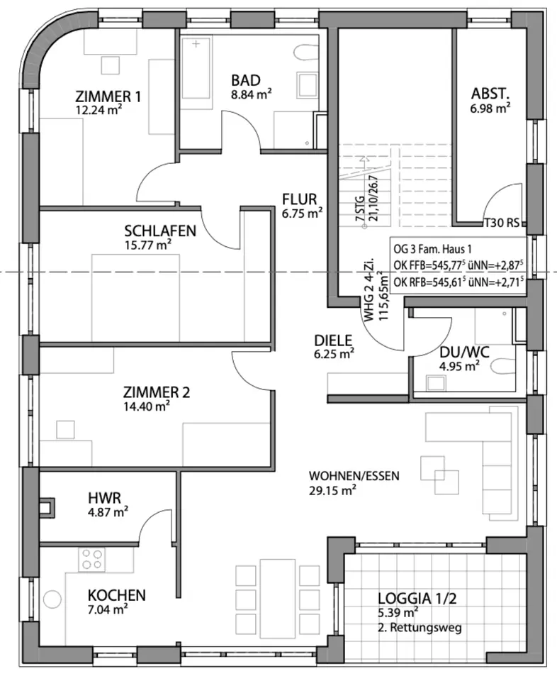 4 Zimmer Wohnung mit 116 m² in Calw – Bild 9