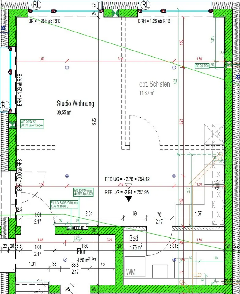 Studio mit 48 m² in Singen – Bild 9