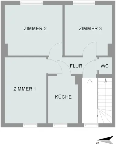 3 Zimmer Wohnung mit 49 m² in Bremen – Bild 2