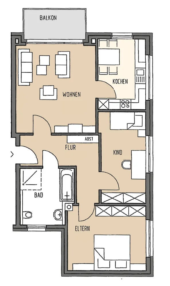 3 room apartment with 81 m² in Bielefeld – Photo 9