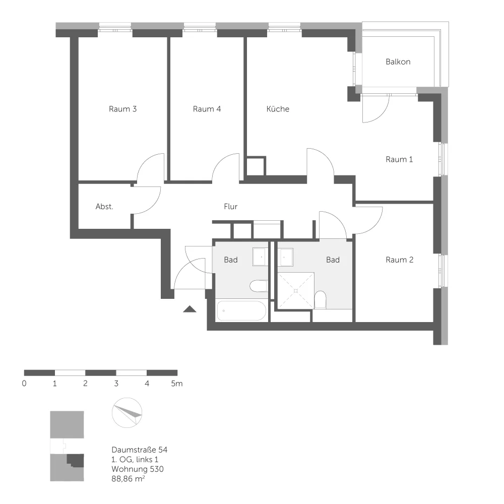 4 Zimmer Wohnung mit 89 m² in Berlin – Bild 9