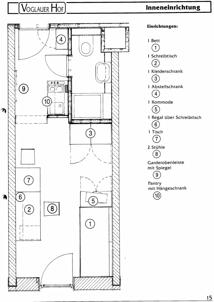 1 Zimmer Wohnung mit 23 m² in Passau – Bild 12