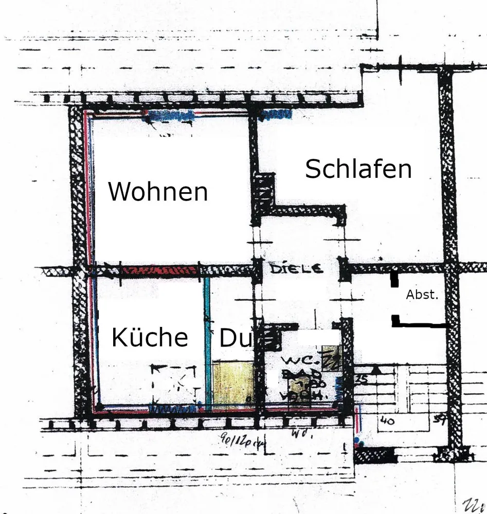 3 room apartment with 54 m² in Neuss – Photo 4