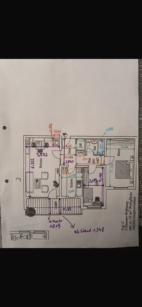 3 Zimmer Wohnung mit 72 m² in Köln – Bild 11