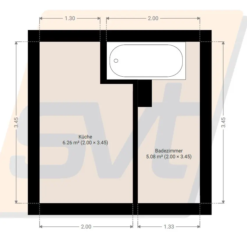 2 Zimmer Wohnung mit 47 m² in Merseburg – Bild 6
