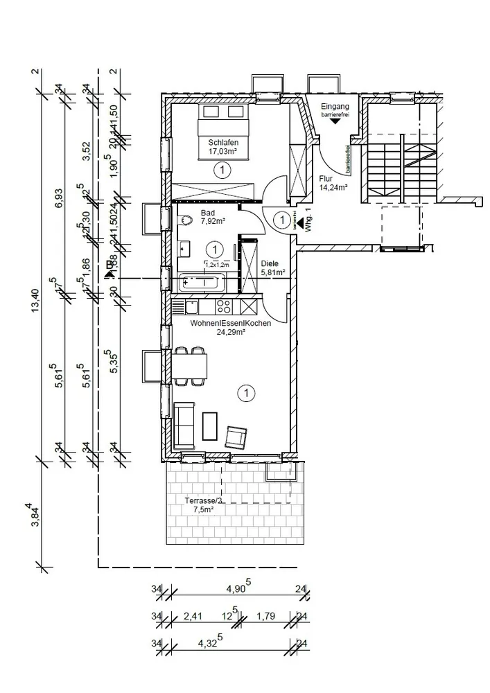 2 Zimmer Wohnung mit 63 m² in München – Bild 7