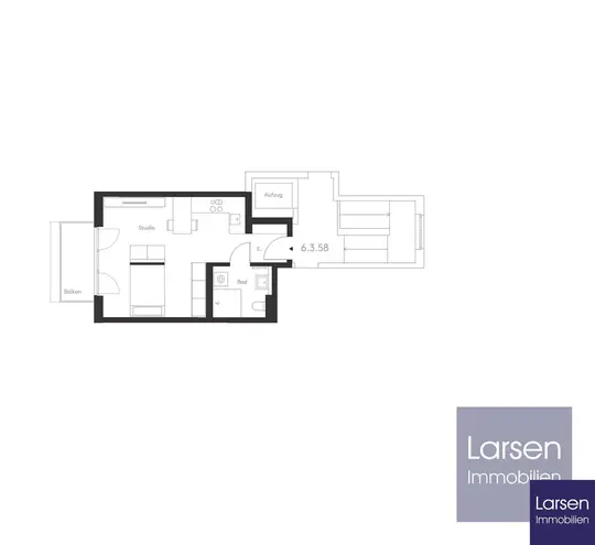 1 room apartment with 40 m² in Regensburg – Photo 6