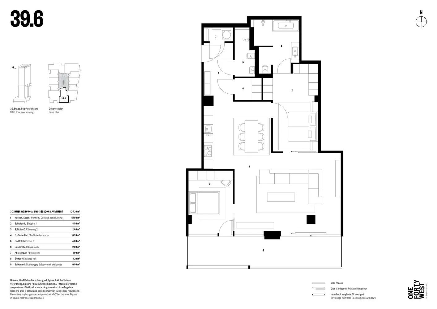 3 Zimmer Wohnung mit 125 m² in Frankfurt am Main – Bild 11