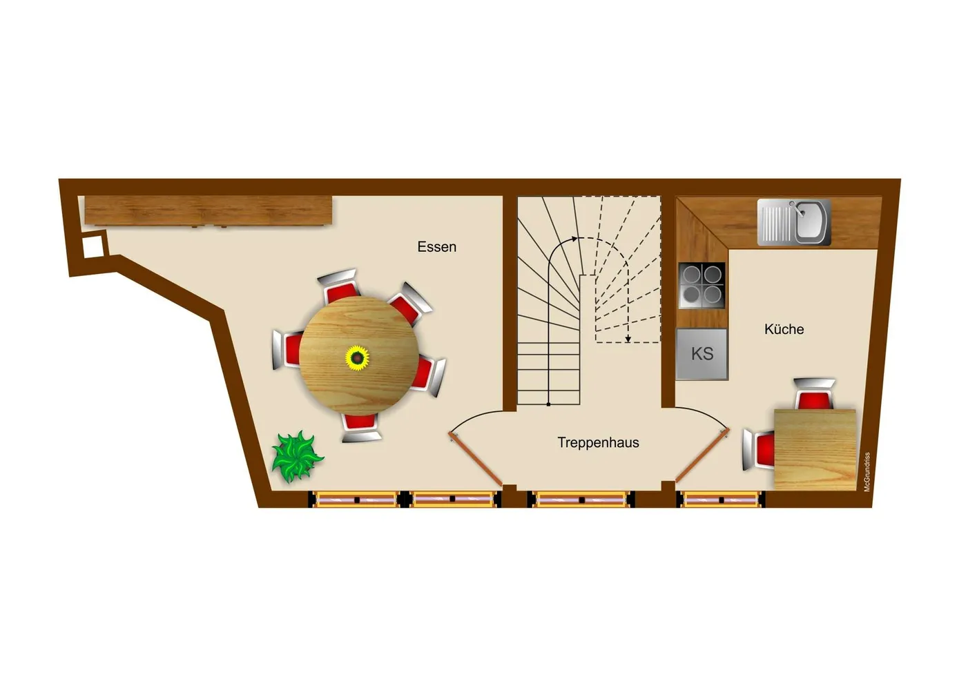 4 Zimmer Wohnung mit 70 m² in Magdeburg – Bild 2