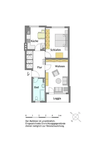 2 Zimmer Wohnung mit 56 m² in Mülheim an der Ruhr – Bild 3