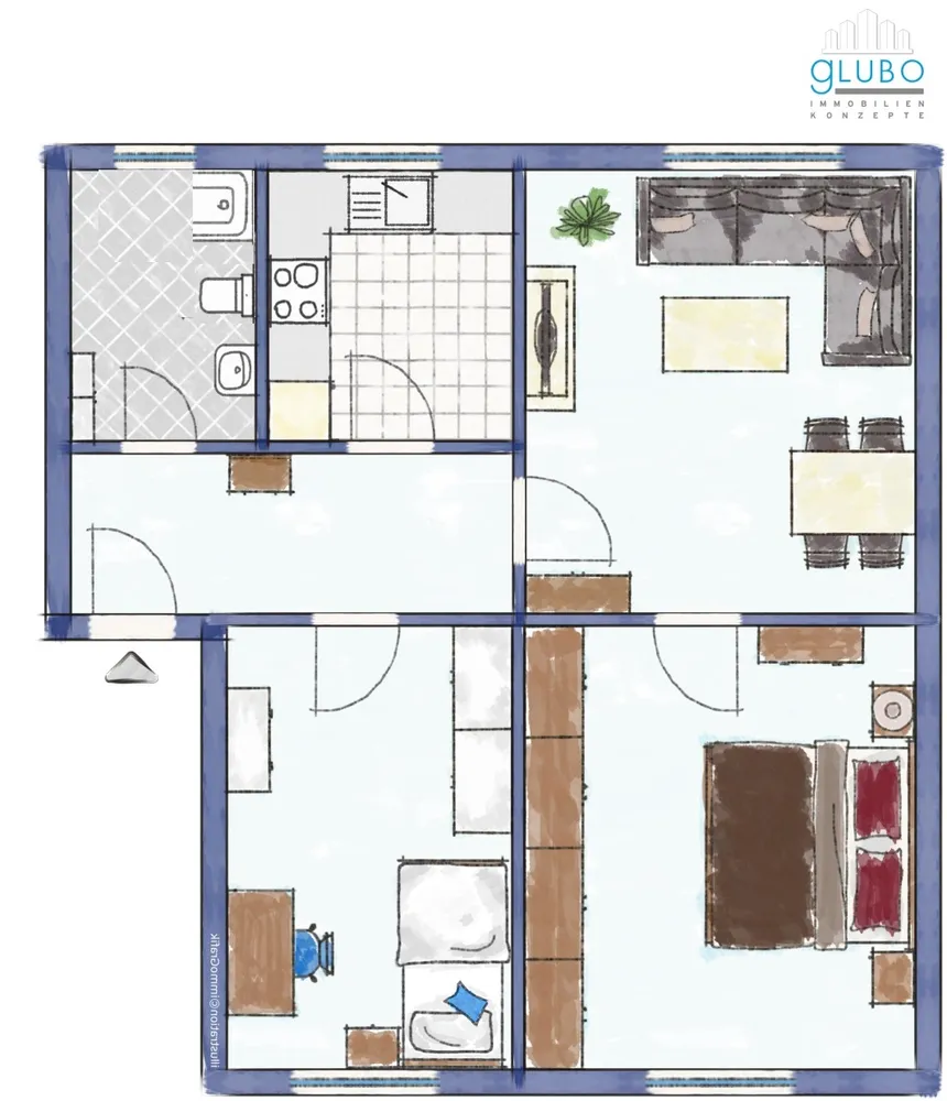 3 Zimmer Wohnung mit 65 m² in Bochum – Bild 7