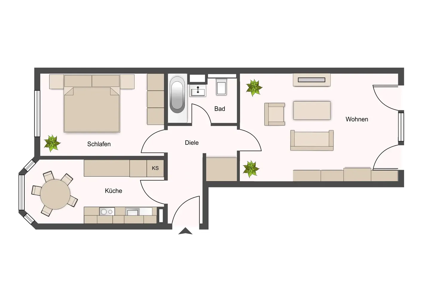 2 Zimmer Wohnung mit 62 m² in Leipzig – Bild 8