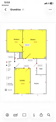 3 Zimmer Wohnung mit 54 m² in Bremen – Bild 1