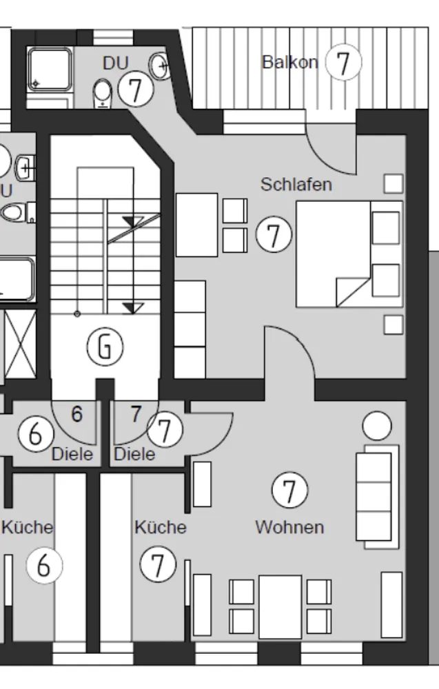 2 Zimmer Wohnung mit 55 m² in Düsseldorf – Bild 6