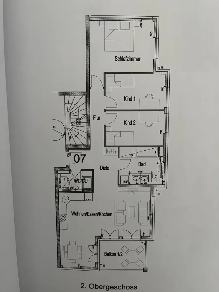 4 Zimmer Wohnung mit 95 m² in München – Bild 4
