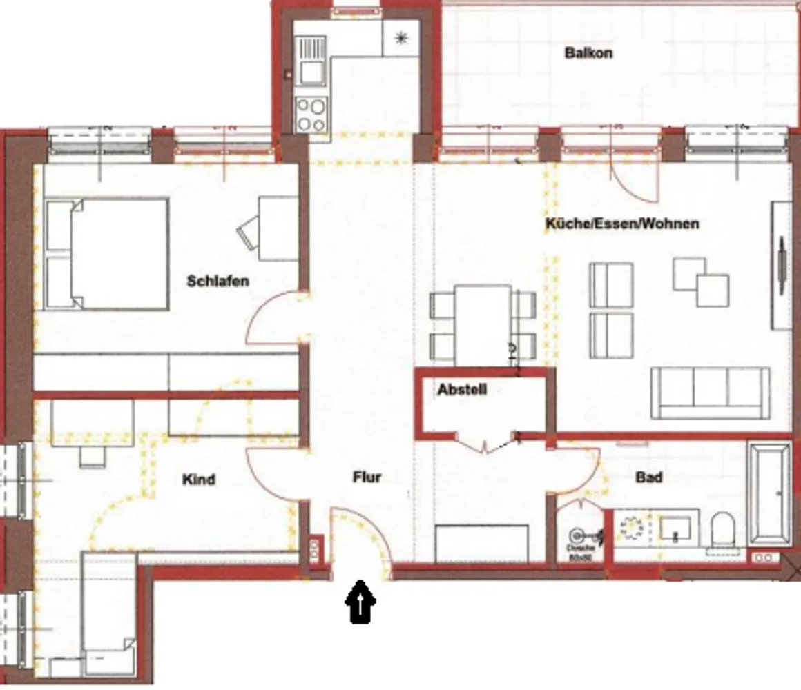 3 Zimmer Wohnung mit 85 m² in Chemnitz – Bild 4