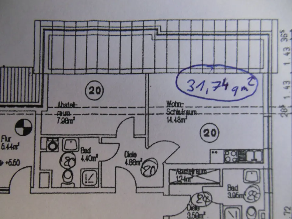 2 Zimmer Wohnung mit 32 m² in Oldenburg – Bild 5