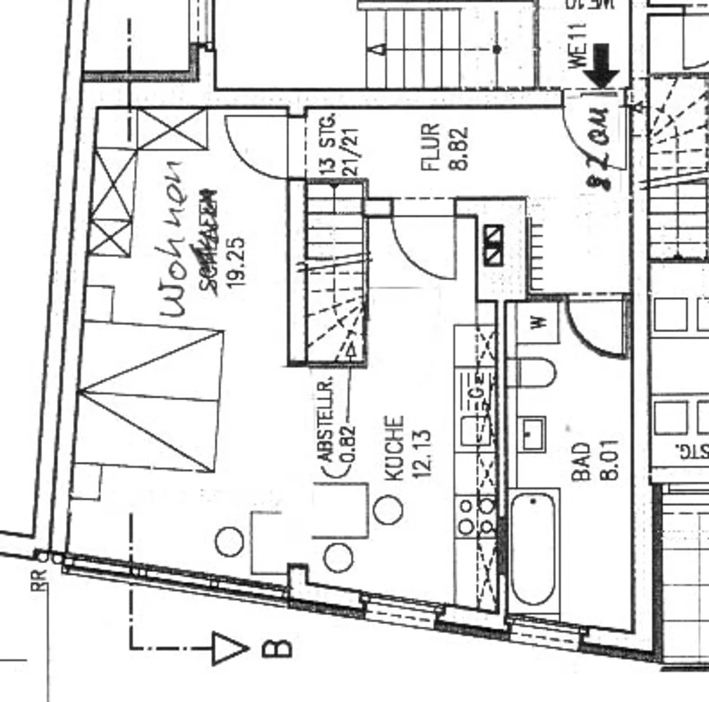 3 Zimmer Wohnung mit 82 m² in Hannover – Bild 2