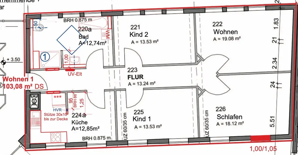 4 Zimmer Wohnung mit 103 m² in Mittweida – Bild 7