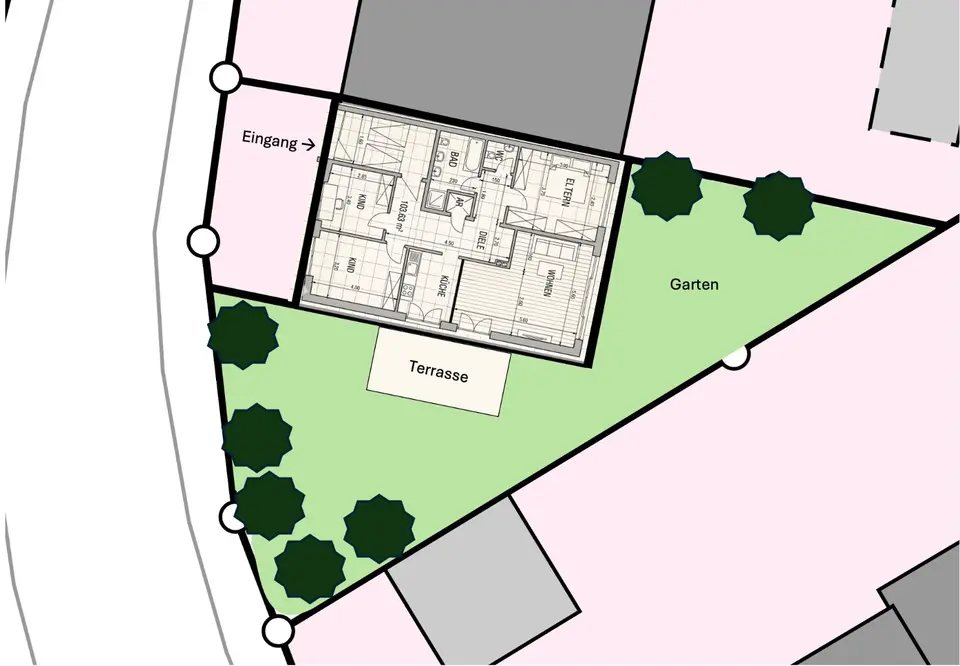 4 Zimmer Wohnung mit 104 m² in Meppen – Bild 4