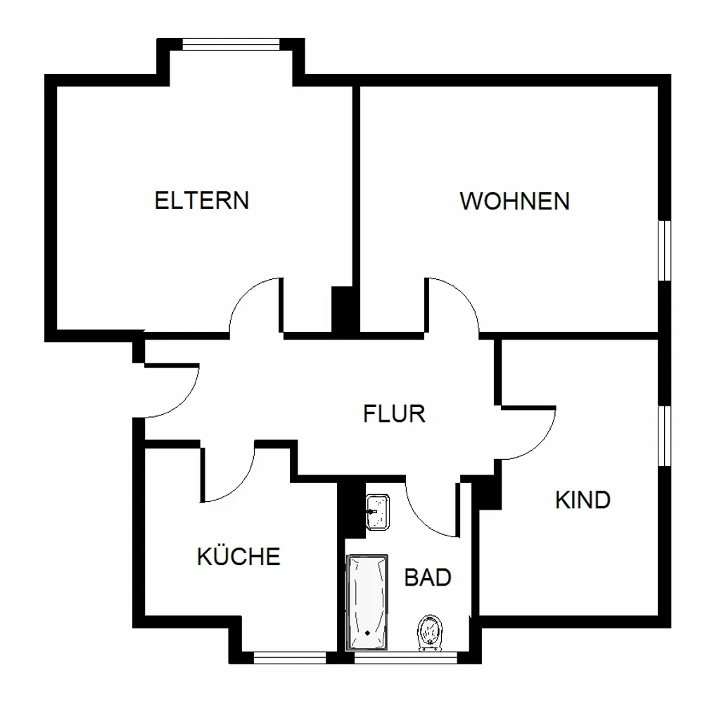 3 Zimmer Wohnung mit 55 m² in Gelsenkirchen – Bild 8