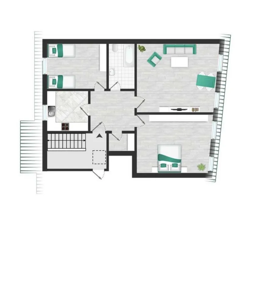 3 Zimmer Wohnung mit 85 m² in Flensburg – Bild 3
