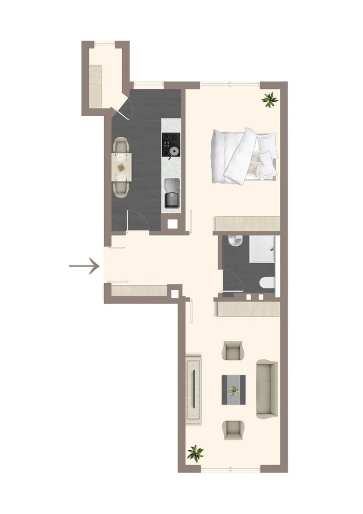 2 Zimmer Wohnung mit 51 m² in Dresden – Bild 6