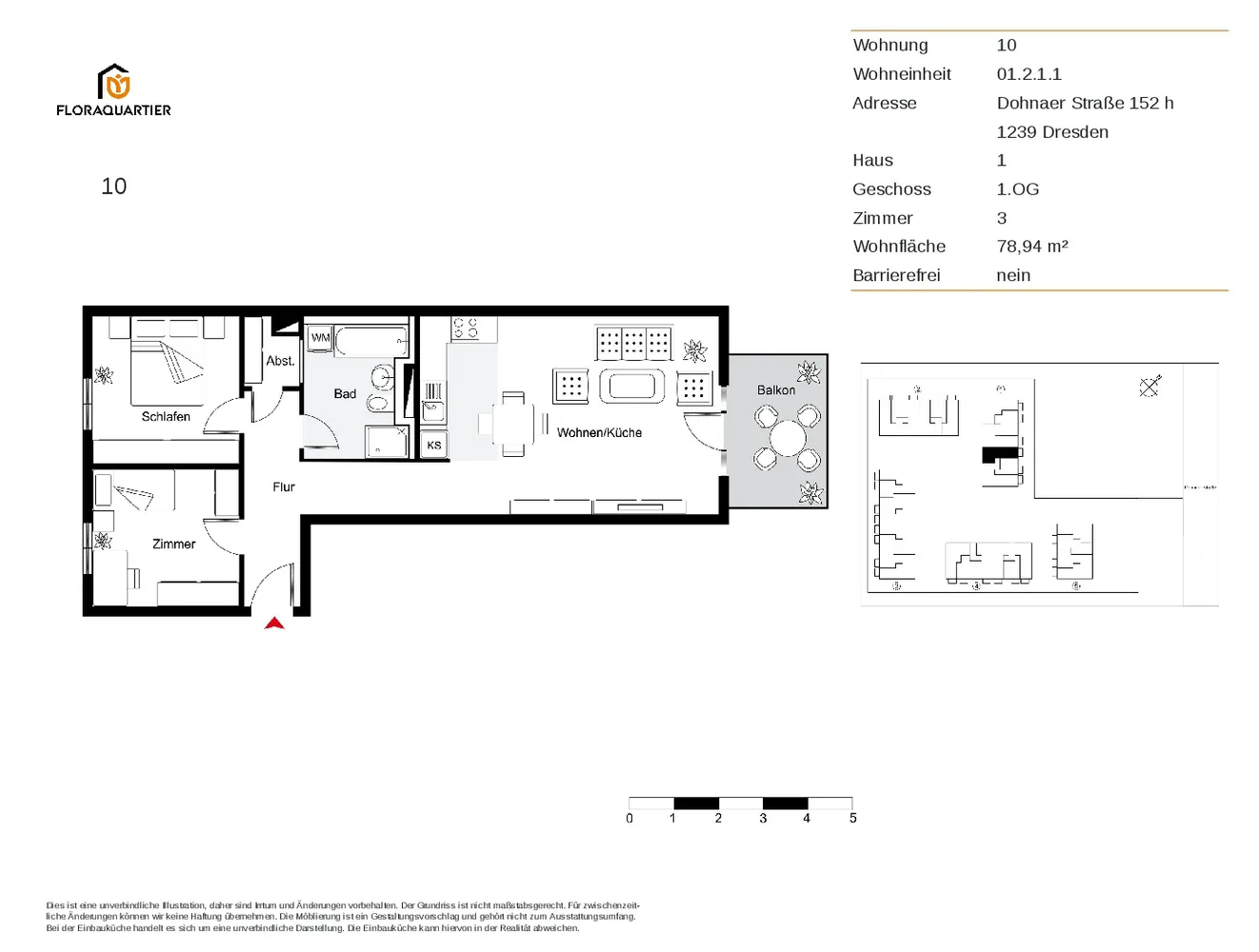 3 Zimmer Wohnung mit 79 m² in Dresden – Bild 11