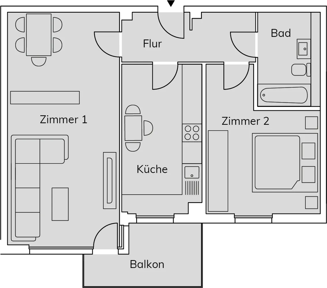 2 Zimmer Wohnung mit 69 m² in Werder (Havel) – Bild 5
