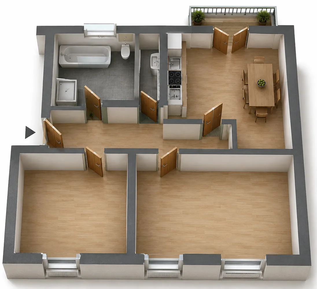 2 Zimmer Wohnung mit 67 m² in Magdeburg – Bild 4