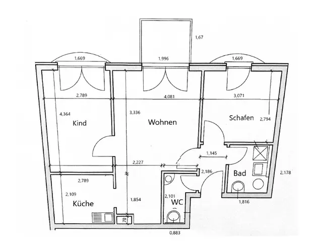 3 Zimmer Wohnung mit 55 m² in Leipzig – Bild 6