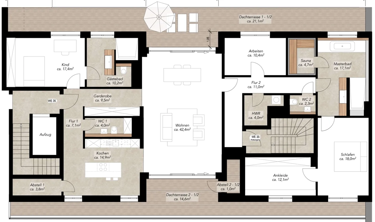 4 Zimmer Wohnung mit 226 m² in Leipzig – Bild 6